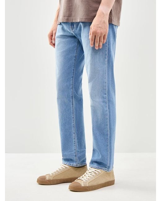 Levi's Blue 502 Taper Jeans for men