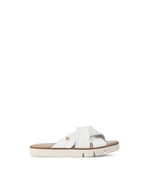 Carvela Kurt Geiger White Vita Cross Strap
