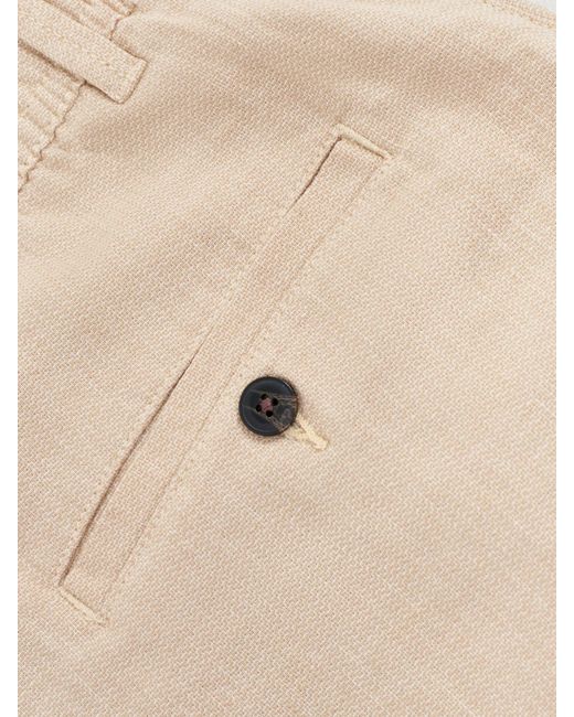 SELECTED Natural Brody Linen Blend Shorts for men