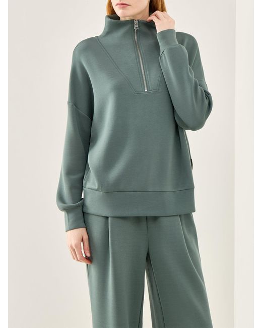 Varley Green Hawley Half Zip Sweat