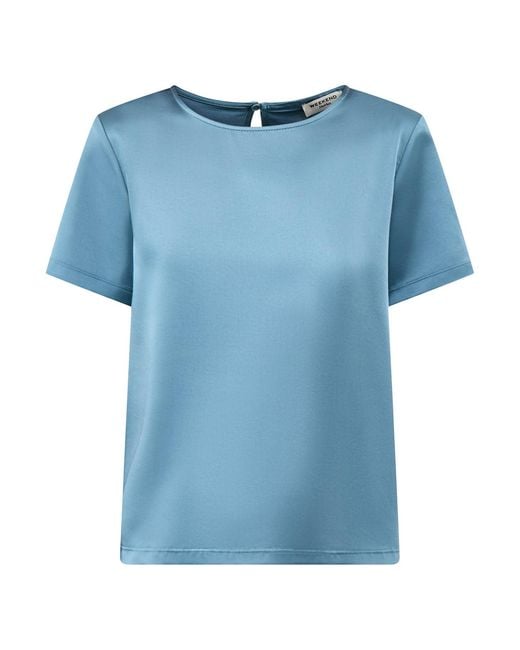 Weekend by Maxmara Blue Gilbert Blouse