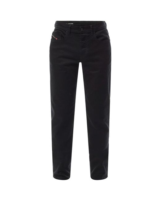 DIESEL Black Men's 2023 D-finitive Tapered Fit Jeans for men