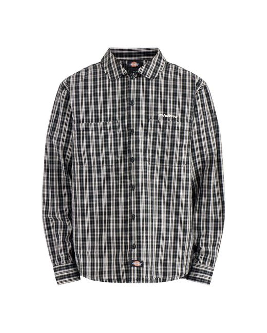 Dickies Gray Wellsville Long Sleeve Shirt for men
