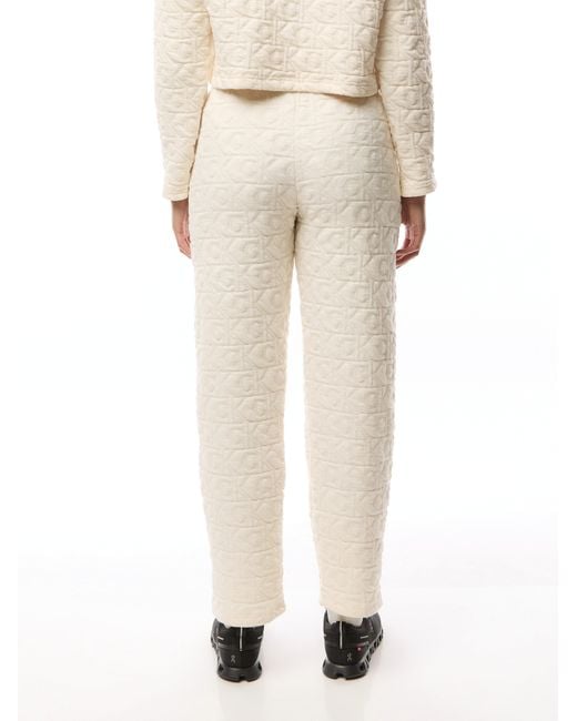 Calvin Klein Natural Modern Terry Quilted Jogger