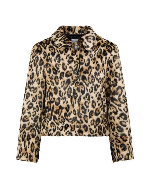 Marella Black Angel Spotted Jersey Jacket Camel