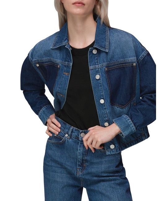 Whistles Black Rosa Double Trim T-Shirt