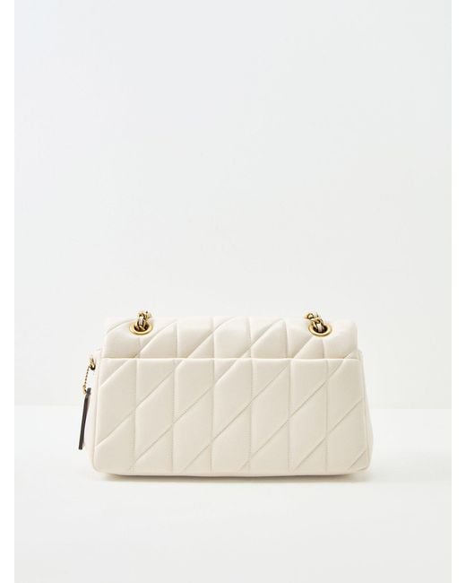 COACH White Women's Quilted Tabby Shoulder 26