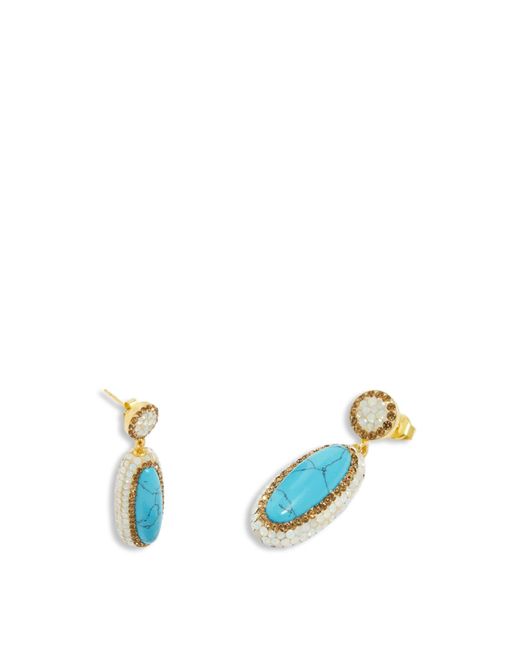 SORU Blue Double Sided Earrings