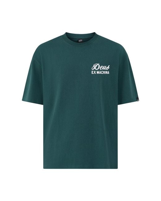DEUS Green Recycled Biarritz Sign T-Shirt for men