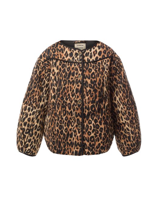 Damson Madder Brown Macy Quilted Jacket