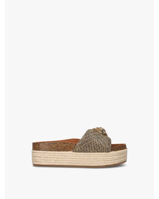 Kurt Geiger Natural Kensington Flatform