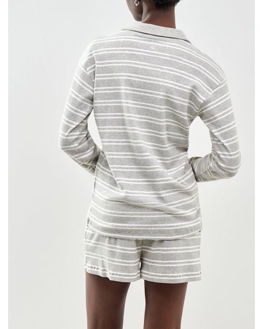 4th & Reckless Gray Chelsea Rugby Top