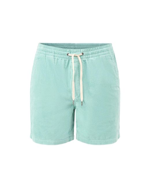 Polo Ralph Lauren Blue Corduroy Shorts for men