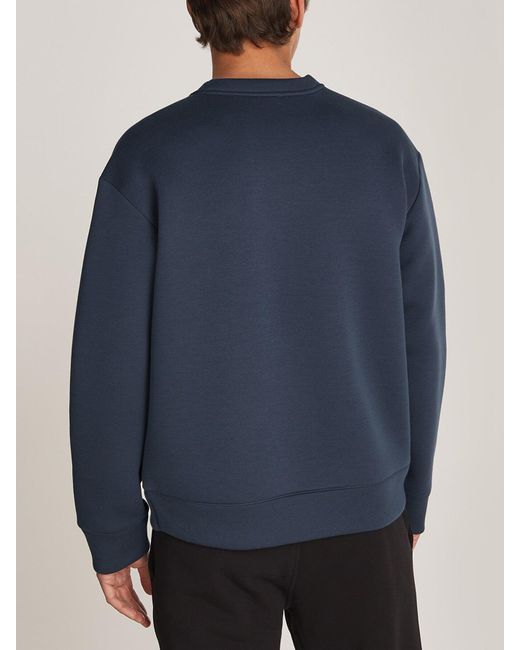 Calvin Klein Blue Spacer Logo Sweatshirt for men