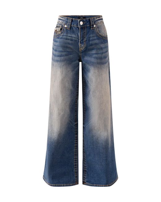 True Religion Blue Jessie Super Baggy Flap Jeans