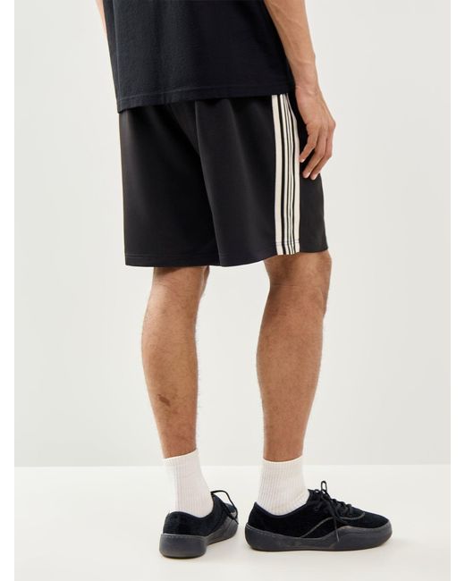 Only & Sons Black Relaxed Track Sweatshorts for men