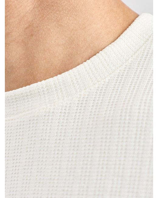 Only & Sons White Trey Regular T-Shirt Cream for men
