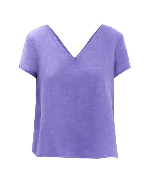 Sahara Purple Sleeveless Top