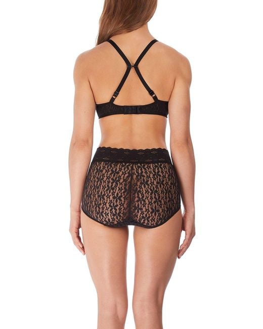 Wacoal Black Halo Lace Underwire Bra