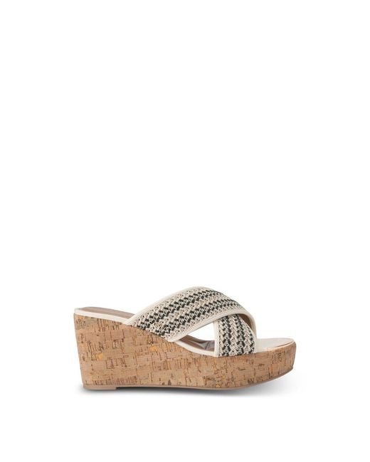 Carvela Kurt Geiger White Sorrento Wedge Mule