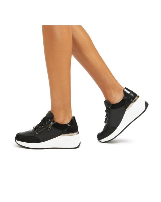Carvela Kurt Geiger White Women's Skyline Wedge Sneaker