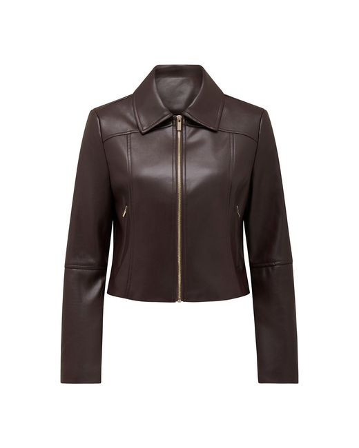 Forever New Brown Addison Vegan Jacket