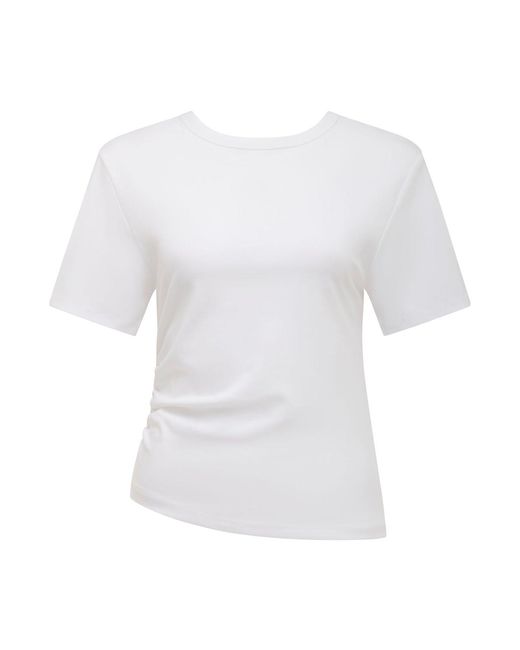Forever New White Saskia Boxy T-Shirt