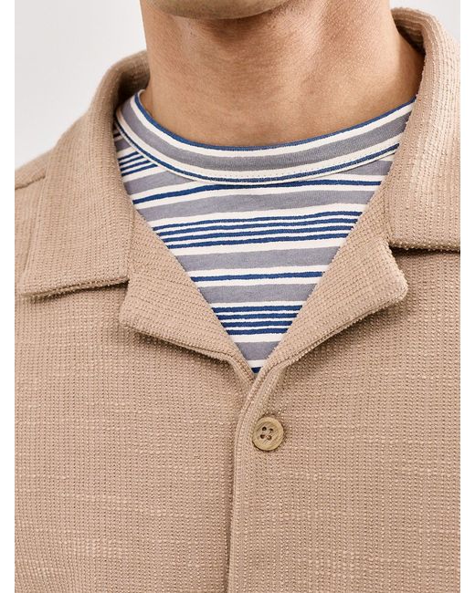 Only & Sons Natural Andre Relaxed Short Sleeve Shirt for men
