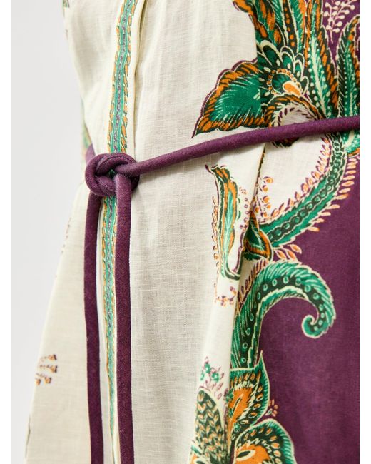 ALÉMAIS White Ruthie Shirt Dress, Linen
