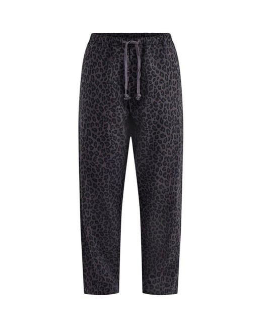 Service Works Blue Organic Leopard Easy Chef Trousers for men