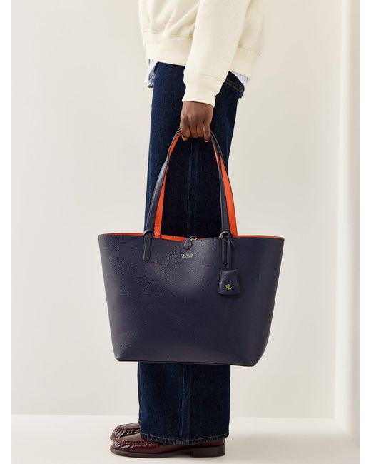 Polo Ralph Lauren Blue Reversible Medium Tote Bag