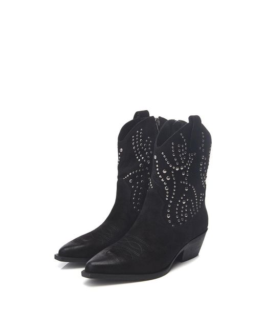 Moda In Pelle Black Women's Okes Boots