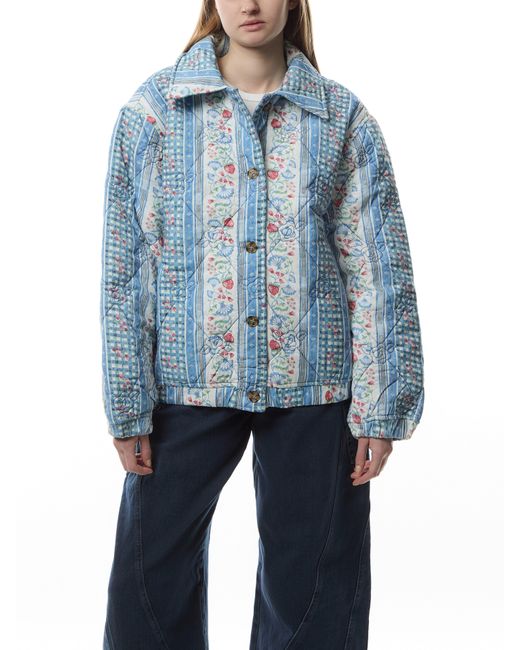 Damson Madder Blue Claudia Reversible Jacket