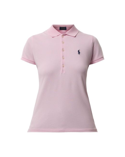 Polo Ralph Lauren Pink Julie Mesh Polo Shirt