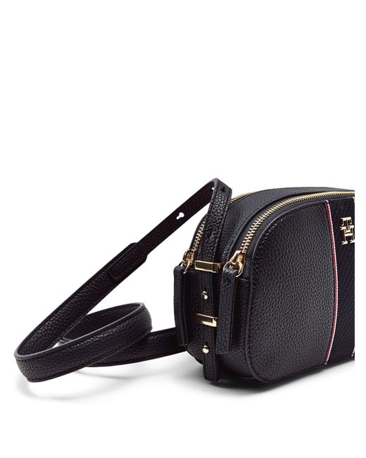 Tommy Hilfiger Black Legacy Crossbody Camera Bag