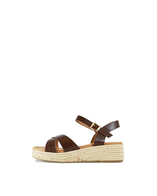 V.Gan Brown Pekoe Espadrille Wedge Sandals