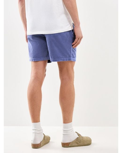 Polo Ralph Lauren Blue Corduroy Shorts for men