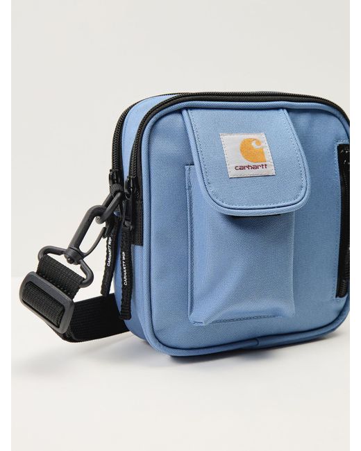 Carhartt Blue Essentials Bag Small Recycled for men