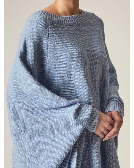 James Lakeland Blue Oversized Pullover