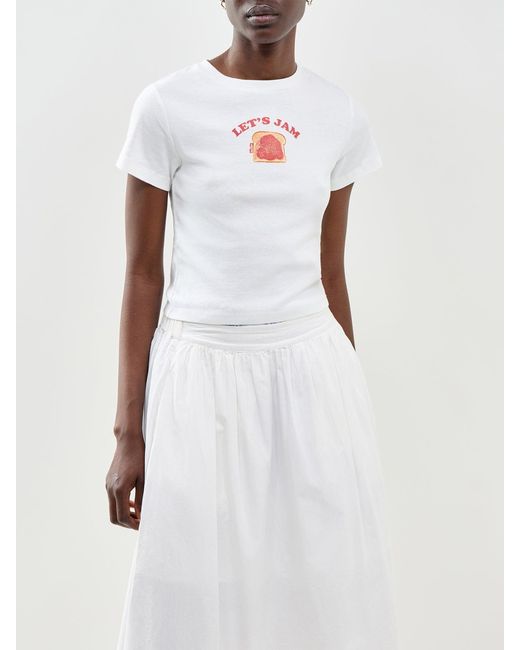 Levi's White Essential Sporty Graphic T-Shirt