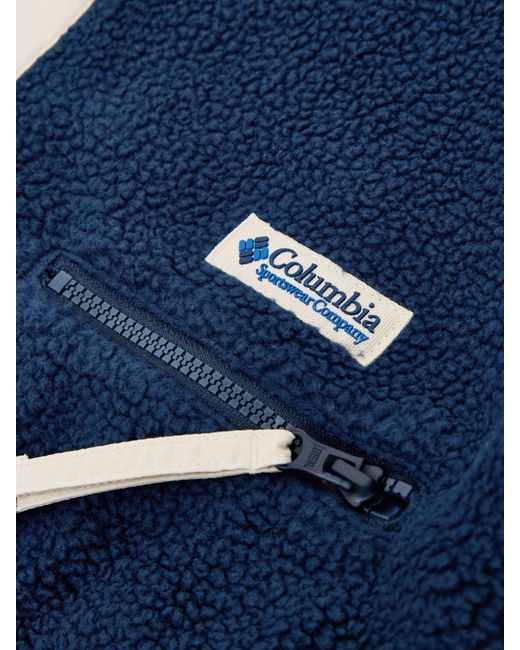 Columbia Blue Helvetia Ii Half Snap Fleece for men