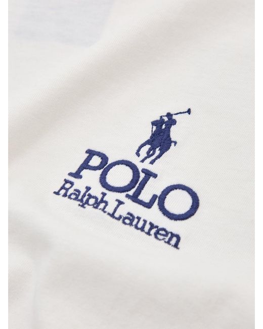 Polo Ralph Lauren White Logo T-Shirt Cream for men