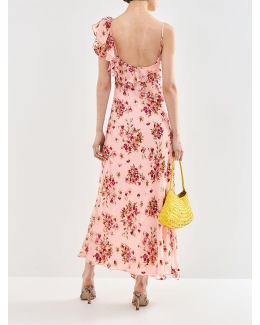 Rixo Pink Ester Dress
