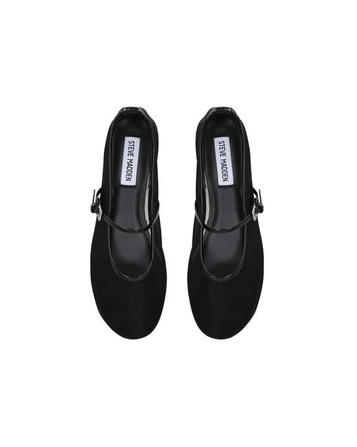 Steve Madden White Mash Ballet Flats