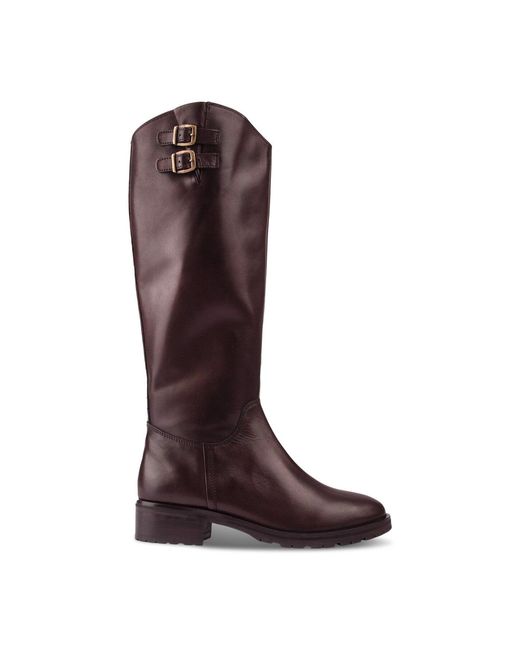 Sole Red Gabby Knee High Boots, Leather