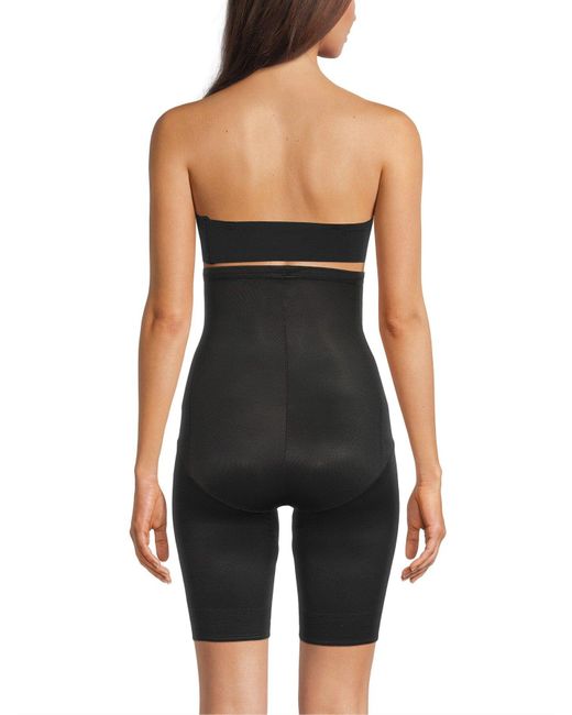 Miracle Control Black Hi Waist Thigh Slimmer