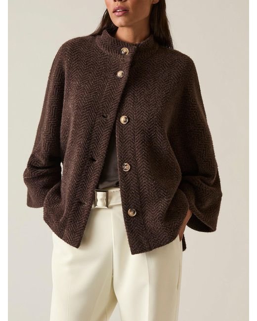 James Lakeland Brown Batwing Jacket