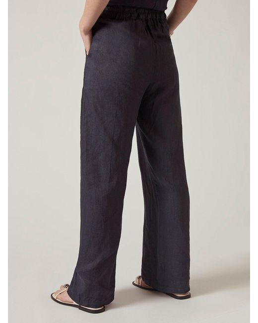 James Lakeland Blue Straight Leg Trousers