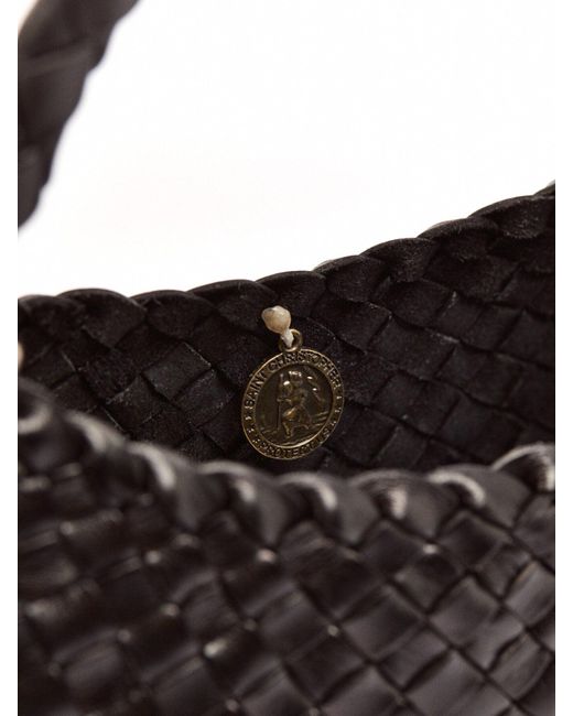 Dragon Diffusion Black Rosanna Woven Shoulder Bag