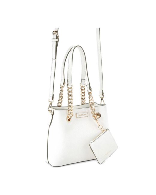 Carvela Kurt Geiger White Mini Cammie 3 Bag